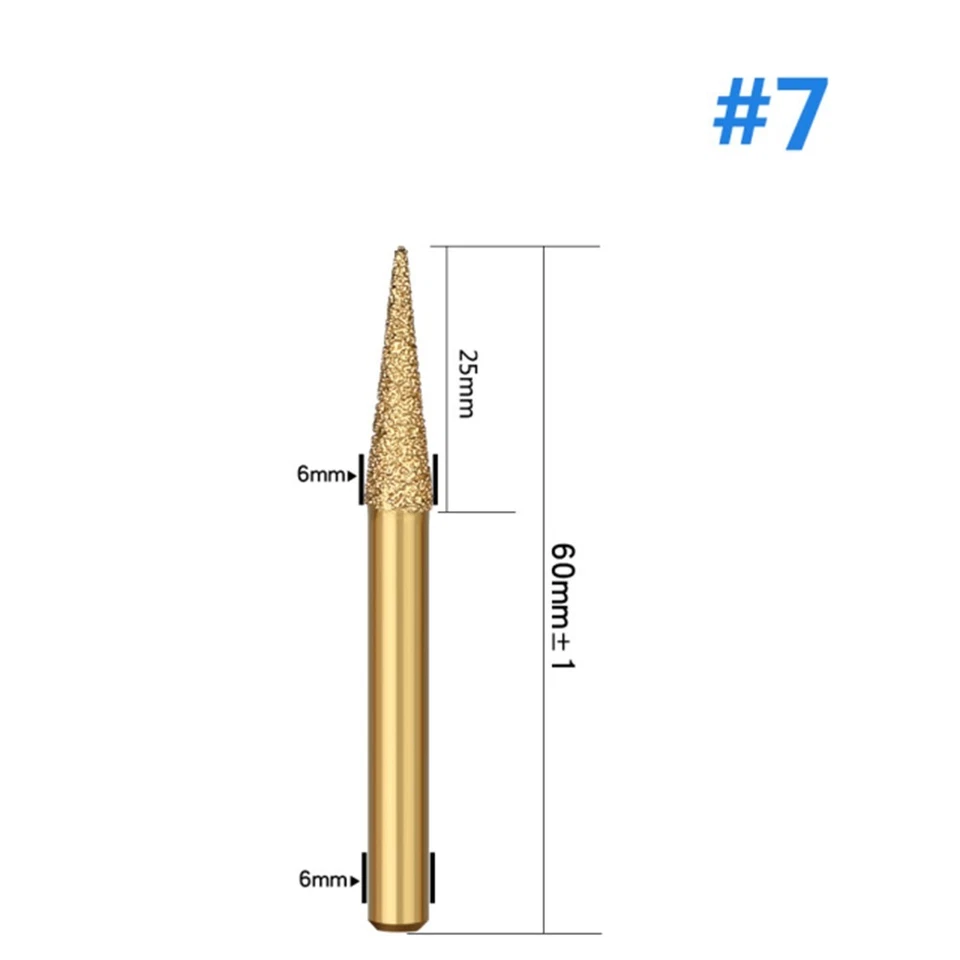 Smooth Rotary File for Stone Steel Grinding 6mm Shank Long Lasting Performance - Image 2 of 4