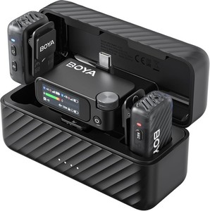 BOYA BOYAMIC 2 Mini Mikrofon für Handy, iPhone 15/16, Android, Kamera, 48KHz/32B
