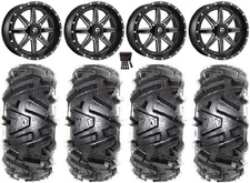 Fuel Maverick Black 18" Wheels 32" Moto MTC Tires Polaris RZR XP 1000 / PRO XP