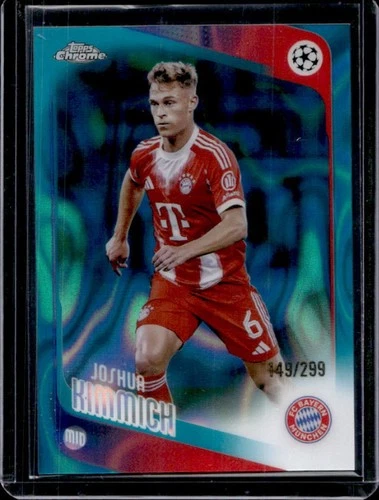 2025-26 Topps Chrome UEFA CC Joshua Kimmich Teal Lava Refractor #/299