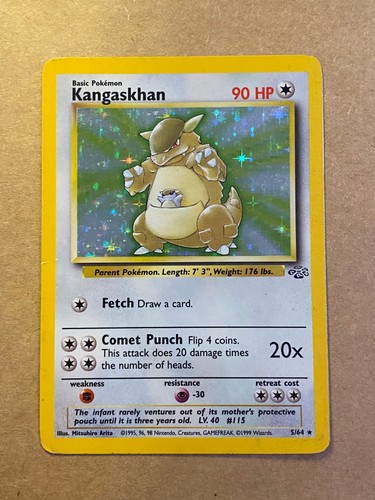 Kangaskhan (5) Unlimited Holo Holo Rare Jungle 05/64 LP