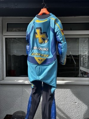 Dainese Rizla Suzuki MotoGP Leather Racing Suit – Rare Collector's