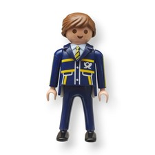 Playmobil Figur Mann Postbote Postdienst Uniform Briefzustellung Stadt
