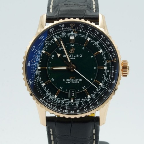 Breitling Navitimer GMT Men'S Watch 42mm 18K 750 Gold R32310 BR831