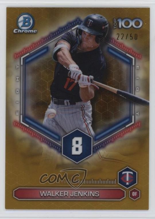 2026 Bowman Scouts' Top 100 Gold Refractor /50 Walker Jenkins #BTP-8 9fn