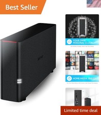 Compact 6TB 1-Bay NAS with Pre-Installed HDD - Streamline Your Digital Life