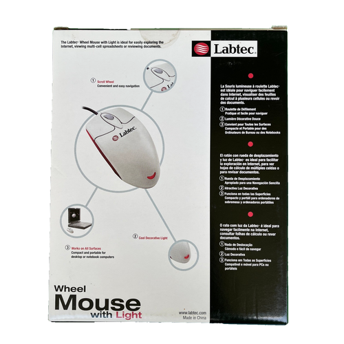 Vintage Labtec Computer Mouse BRAND NEW! Works With Windows XP - Picture 8 of 8