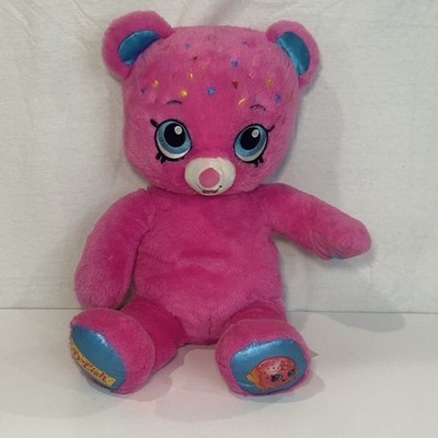 Build a Bear BAB 18'' Shopkins DLish Donut Stuffed Animal 2017 Plush Pink Bear
