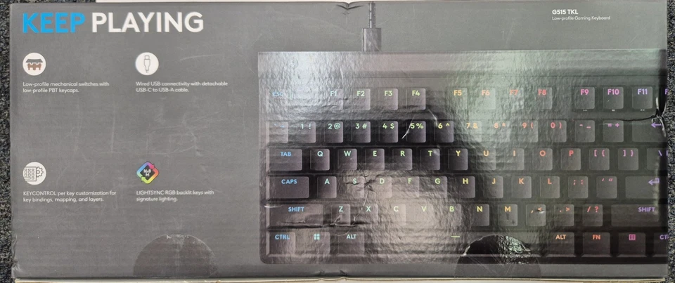 Logitech G515 TKL (920009529) Wireless Keyboard Brand New Sealed - image 2 of 2