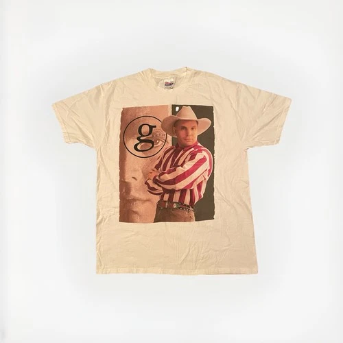 Vtg 90s Garth Brooks T-Shirt 2-Sided 1997 World Tour Concert 1990s vintage concert t-shirt, vintage, size XL, single stitch, B+ condition
