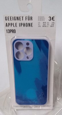 Handyhülle für Apple Iphone 13 Pro Bumper Handy Case hellblau blau