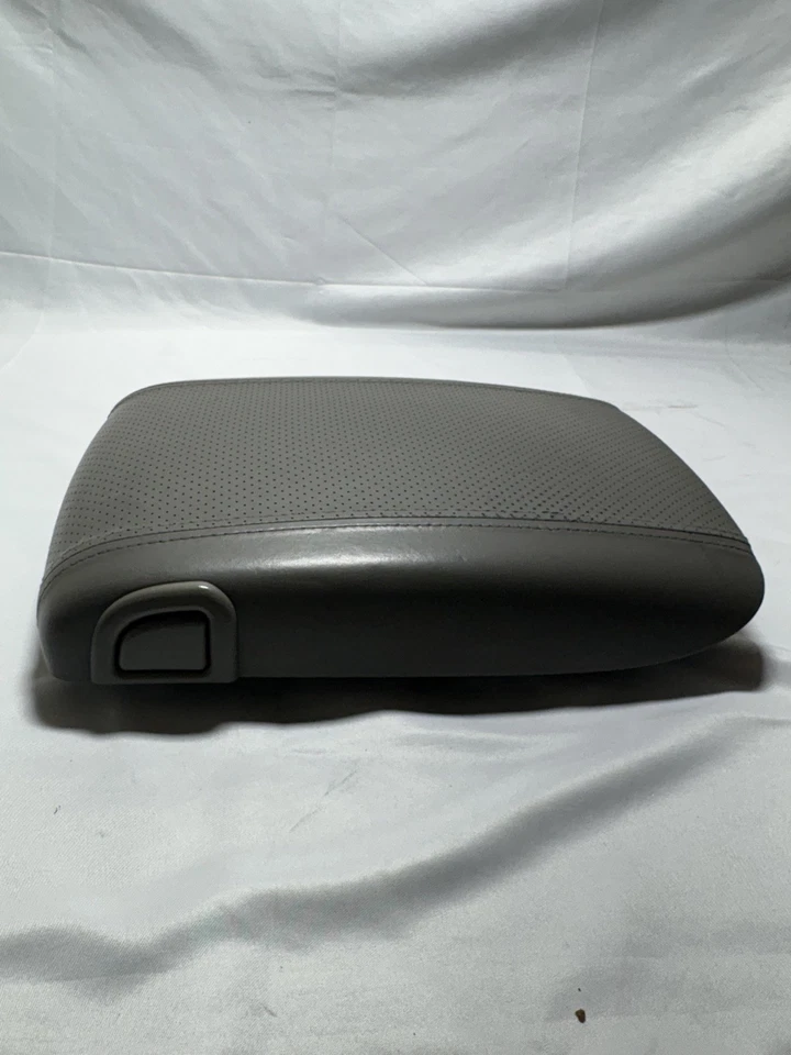 Cadillac Escalade 2001-2006 consola central tapa reposabrazos cuero gris OEM Foto 2 de 4