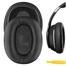Geekria Protein Leather Ear Pads for Edifier W820BT, W828NB Headphones Black 