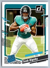 Tank Bigsby 2023 Panini Donruss Rated Rookie #348 Jaguars 