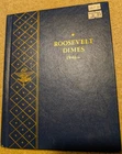 Roosevelt Silver Dime Album (62% BU, 25% AU & 12% XF)