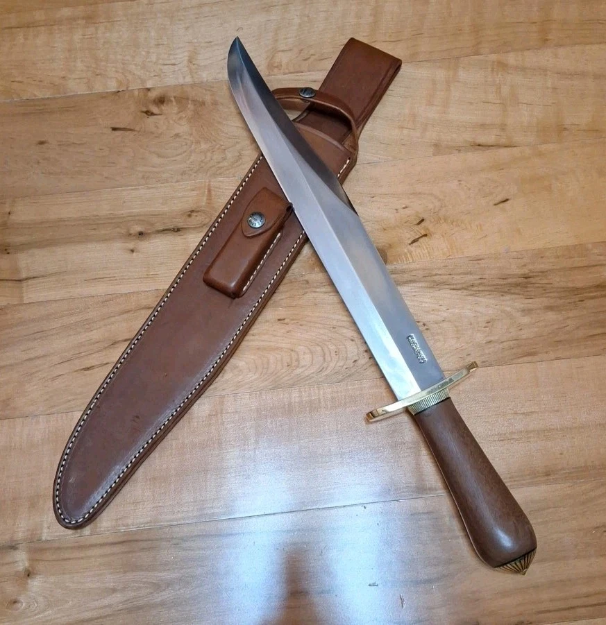 RANDALL MADE RAYMOND THORP BOWIE 12-13C CUELLO DE LATÓN FESTONEADO Y GORRA COOLIE COMO NUEVO Foto 2 de 4