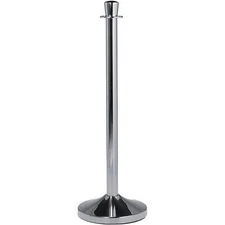 American Metalcraft RSCLC Classic Barrier Chrome System Base & Post