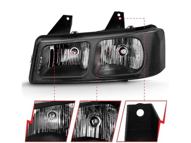 Juego de faros para Chevrolet Express 4500 2009-2017 Anzo 84768QHXB 2010 2011 2012 Foto 4 de 4