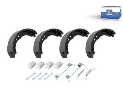 Bremsbackensatz DT Spare Parts 12.93127 mit Belägen Bremsbacken Trommelbremse
