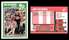 Larry Krystkowiak Rookie 1989-90 Fleer #87 RC Bucks NBA Basketball Card. rookie card picture