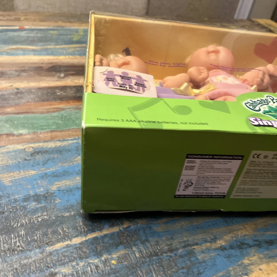 Trillizos vintage Cabbage Patch Kids Sing'n Go - rubios Foto 3 de 4