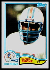 1982 Topps #135 Earnie Rhone - RC - EX