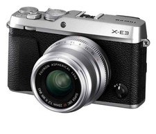 Fujifilm X-E3 Mirrorless Camera Single-Focal Length Lens Kit Silver