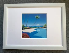Hiroshi Nagai "POOLS 20" Framed Art Print A4 City Pop Japan