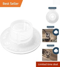 Reliable 2-Inch Plastic Stop Cap for 210  211 Flush Valves - White Finish