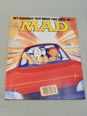Vintage Mad Magazine #313, September 1992, Crash Test Dummies