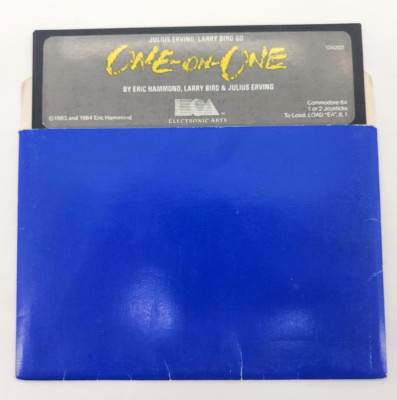 1984 One-on-One Commodore 64 5.25 floppy disk only untested
