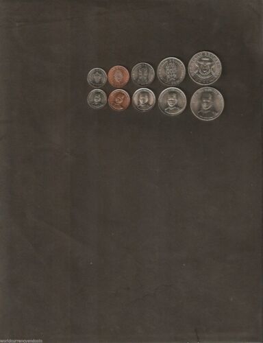 BRUNEI 1 5 10 20 50 SEN 2003-2005 SULTAN UNC BOLKIAH COMPLETE SET MONEY COIN - Picture 3 of 3