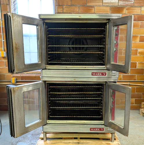 Blodgett Mark V-111 Electric Double Deck Full Size Convection Oven 440/480v 3Ph - Picture 2 of 12