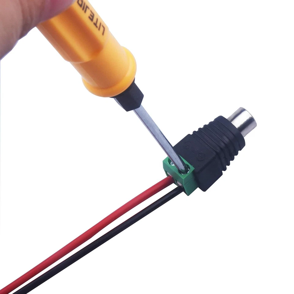 Phono RCA Female Jack AV Screw Terminal Solderless Audio Video Connector Speaker - Image 3 of 4