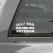 Gulf War Veteran Vinyl Window Decal Sticker