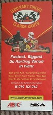 LYDD Kart Circuit: Clarke Karts Promotional Flyer KENT