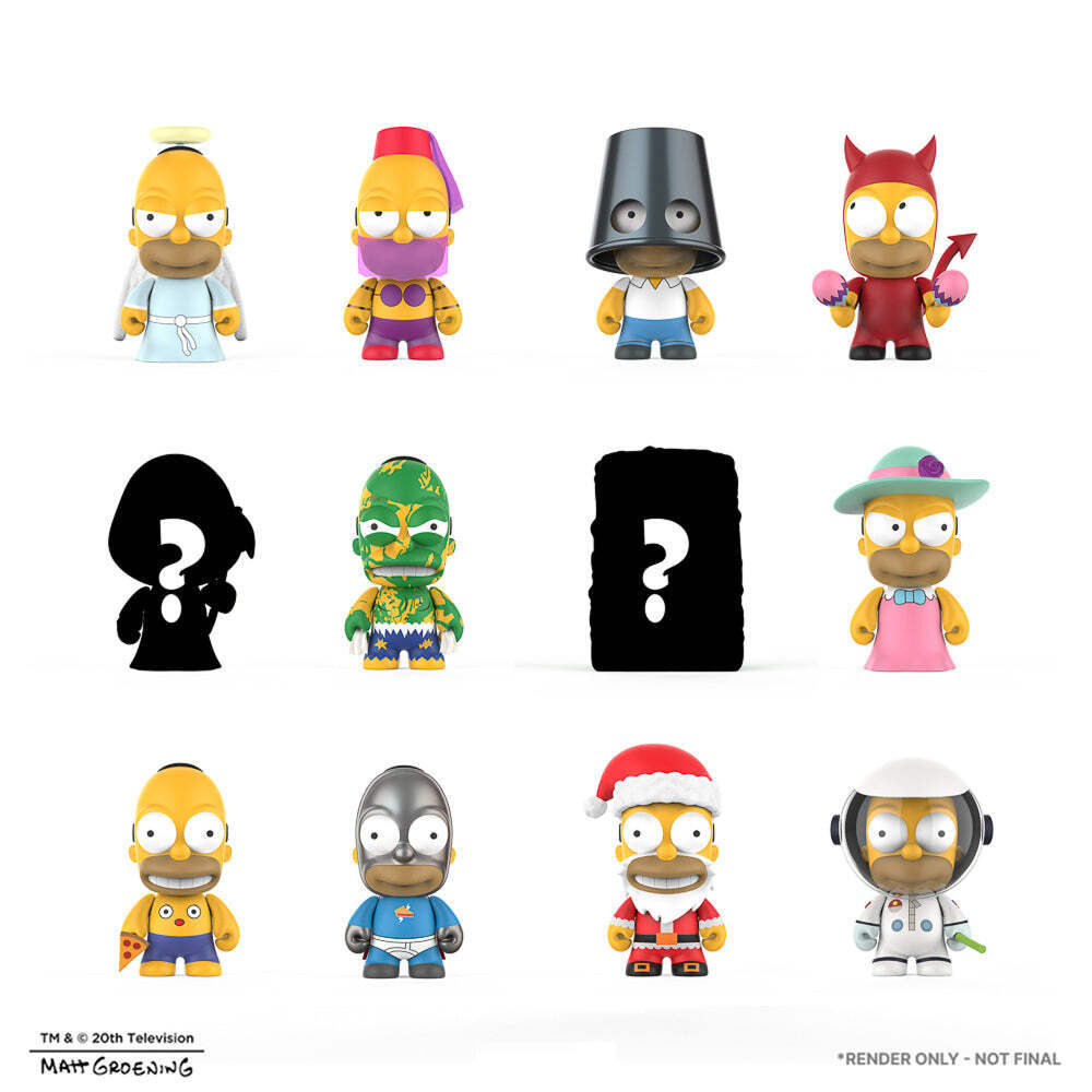KIDROBOT x The Simpson's The Many Faces of Homer 3