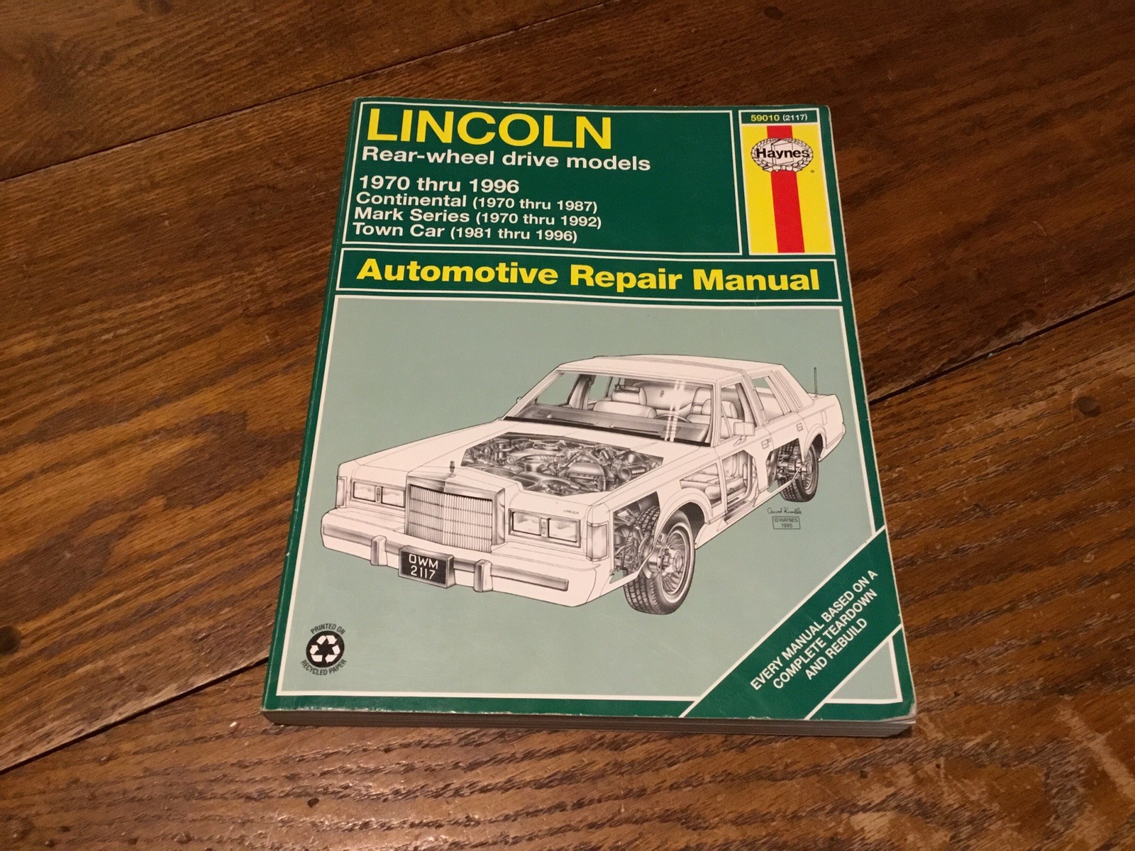 Buy Haynes Repair Manual 59010 Lincoln Rear Wheel Drive Models 1970 - 1997  online | eBay