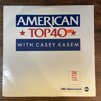 7/26/86 ~CASEY KASEM American Top 40~ Gabriel TOP GUN Van Halen WHAM 4xLP #863-4