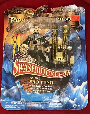 2008 ZIZZLE PIRATES OF THE CARIBBEAN SWASHBUCKLERS SAO FENG ACTION FIGURE DISNEY