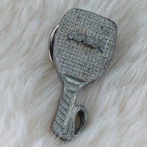 American Amateur Racquetball Association AARA Member Pewter Racquet Lapel Pin