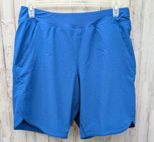 Lands End Board Swim Short Womans 12 Pockets Attached Panty UPF 50 Stretch 5"