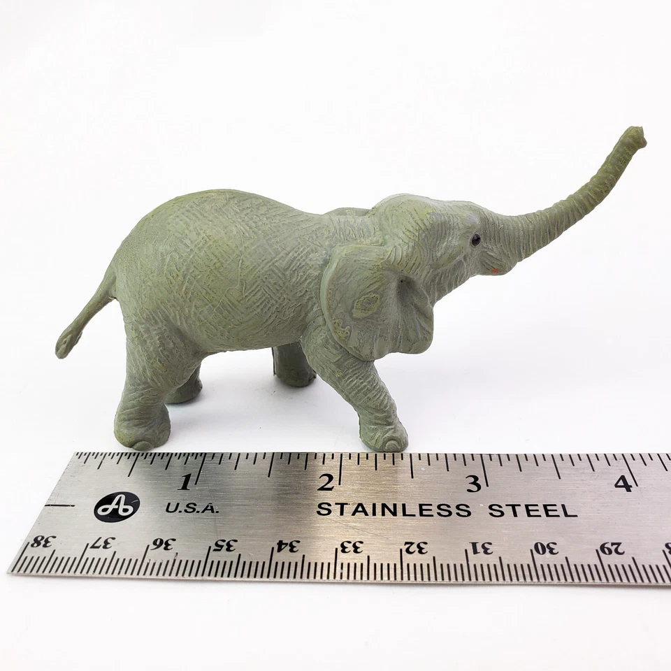 Figura de animal PVC elefante gris vintage Disney El Rey León 2 adorno de pastel Foto 3 de 4