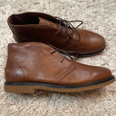 Polo Boot - Brown Leather size 11.5 - Dress boots Mens 11.5 Polo Ralph Lauren Ranger Boots brown tan high  main image 4
