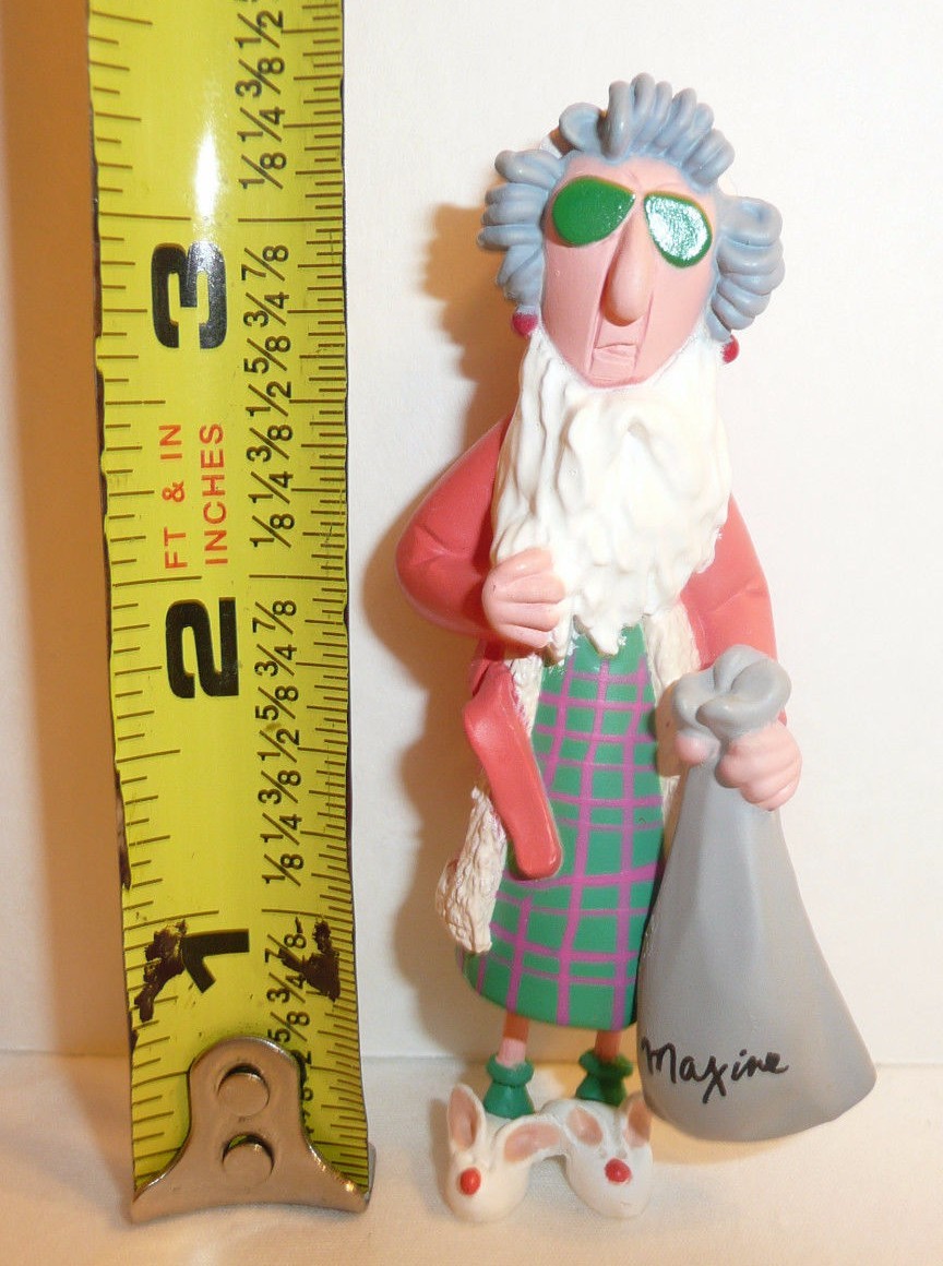 Maxine Holiday Ornament Hallmark Vtg 1993 Old Lady Cartoon Grandma