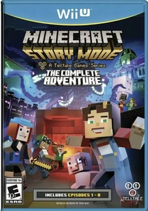 Minecraft Story Mode The Complete Adventure Nintendo Wii U Ntsc Eps 1 8 Ebay