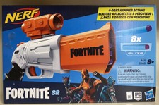 NERF FORTNITE SR Blaster 4 Dart Hammer Action - New in Box