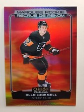 2022-23 OPC PLATINUM HOCKEY OLLE LYCKSELL MARQUEE ROOKIE SUNSET #285 WJ