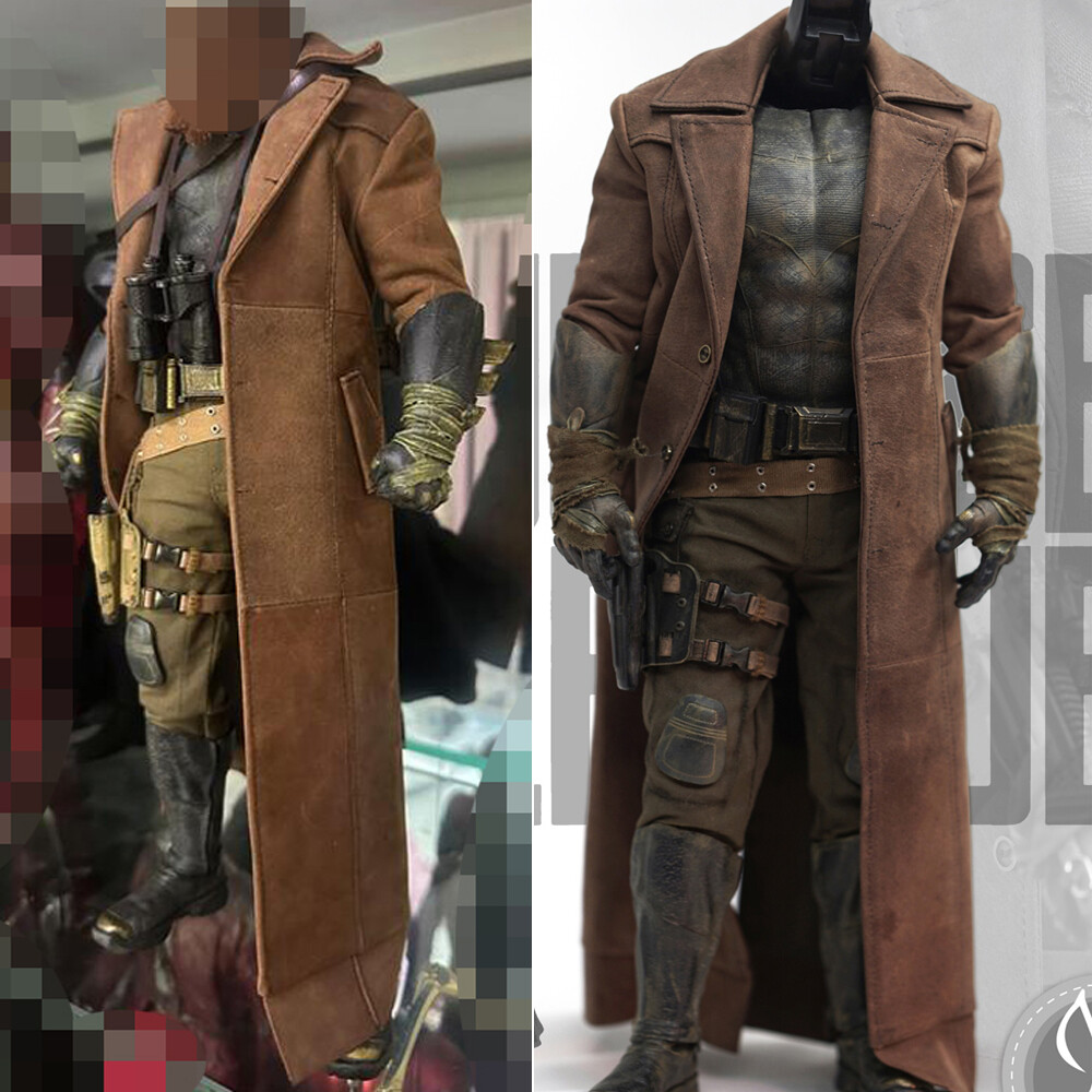NBP STUDIO 1:6 Scale Knightmare Batman Trench Coat Figure