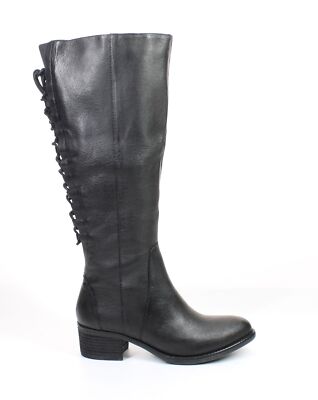 Steve Madden Womens Black Fashion Boots Size 6